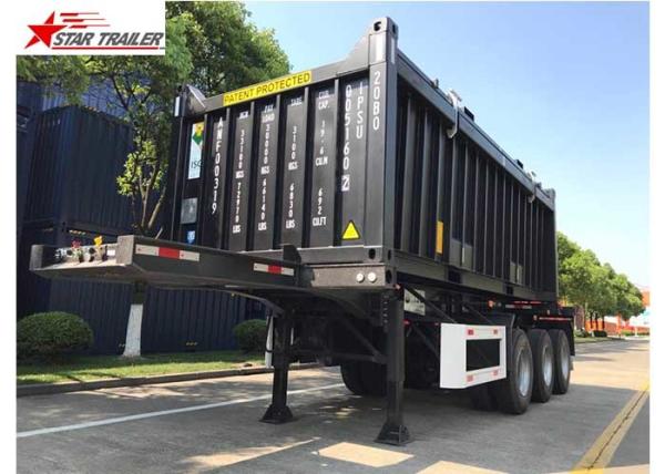 Transport Container Skeletal Container Trailer 3 Axles Lightweight Heavy Capacity