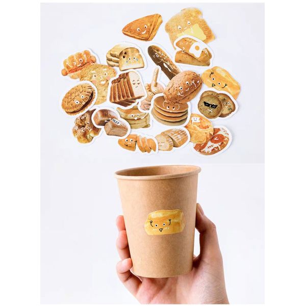 SGS Bakery Bread Hand Account Sticker Kiss Cut And Die Cut Sticker 1.5Inch