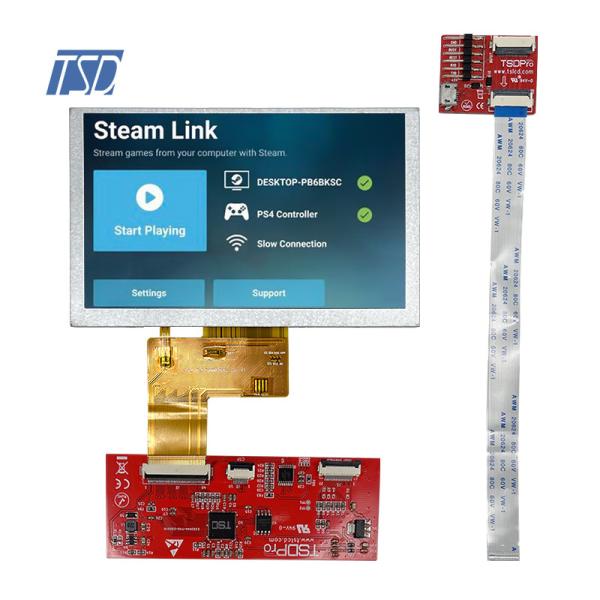 RTP 800x480 5 relação do módulo HMI UART da exposição de Tft Lcd da polegada