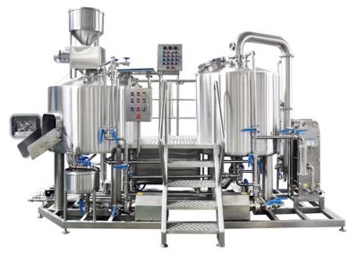 PLC Control Small Brewery Equipment 3BBL Stainless Steel SUS304 Electric Heating