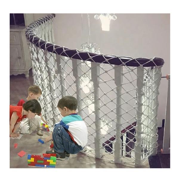 Horizontal Durable Polypropylene Raschel Stair Safety Netting for Children