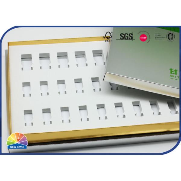 Твердая коробка бумаги упаковки фармации подарка картона шеи плеча