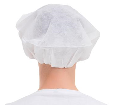 Hubei Haixin Breathable SMS Bouffant Surgical Caps Eco Friendly Dust Free Food Hat PP Nonwoven Disposable Round Cap Wholesale