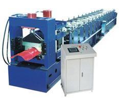 4KW Colored Glaze Steel Ridge Cap Roll Forming Equipment 3.0T 300 H-High Grade Steel