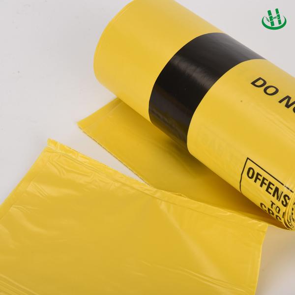 1 Ton Customized Logo Medical Liners Plastic Biohazard Bags Yellow Security HDPE Accepted Bags CN SHN