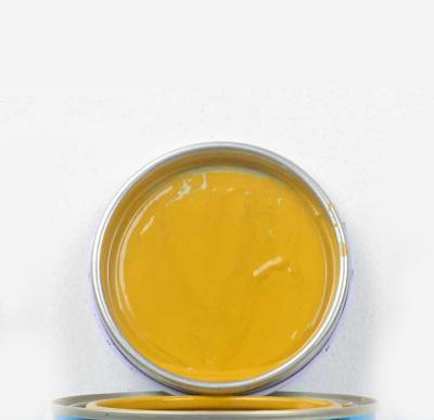 Mud Yellow 2K Auto Paint , Waterproof Acrylic Automotive Paint