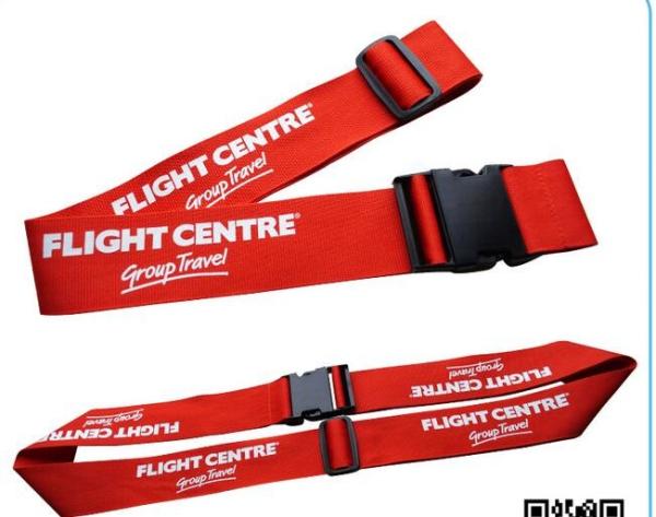 Any Color Personalised Suitcase Straps , Travel Bag Straps With Plastic Buckle