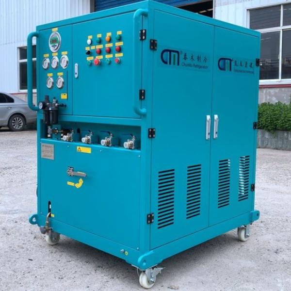 Freo adicionado Instalação sem óleo R410a R22 Unidade de recuperação Máquina de carregamento de refrigerante