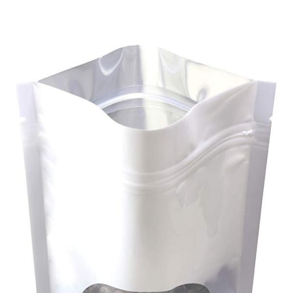 Customized Zipper Lock Bags Heat Sealed Double Sided Glossy Stand Up Pouch Durable