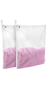 Mesh Laundry Bags for Delicates with Premium Zipper, Travel Storage Organize Bag, Clothing Washing Bags