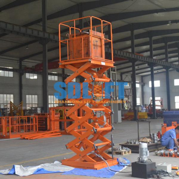 1 Tonne 3m Stationary Hydraulic Scissor Lift With Ce