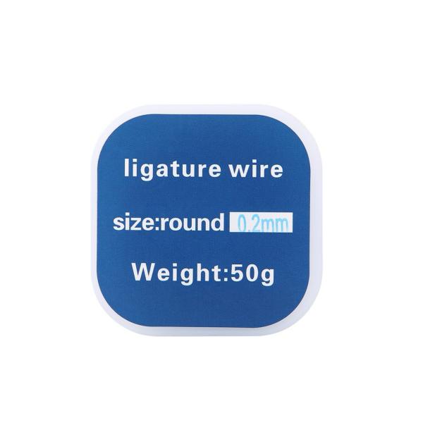 Class II Dental Surgical Orthodontic Ligature Wire 0.2mm 0.25mm 0.3mm Round Stainless Steel