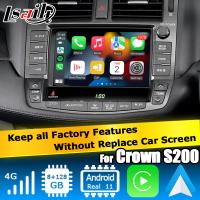 Toyota Crown GRS204 URS206 UZS207 S200 Android sans fil Carplay Android Auto 8+128 Go alimenté par Qualcomm