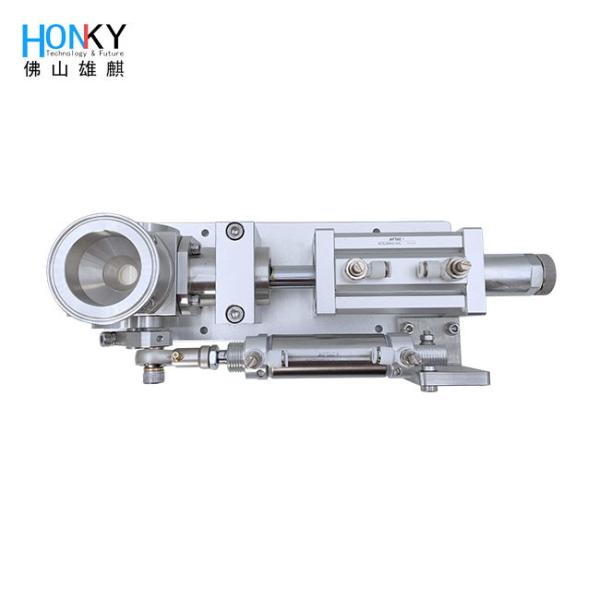Air Driven Cat Food Cat Strips Packing Machine Using Ceramic Piston Pump With High Speed For Meet Jam Packing