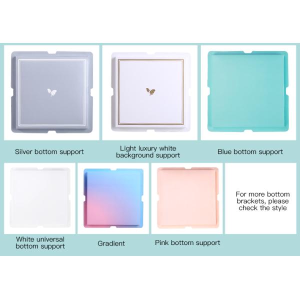 4-14 дюймовая упаковка свадебного торта с прозрачным окном и самостоятельно устанавливаемыми коробками