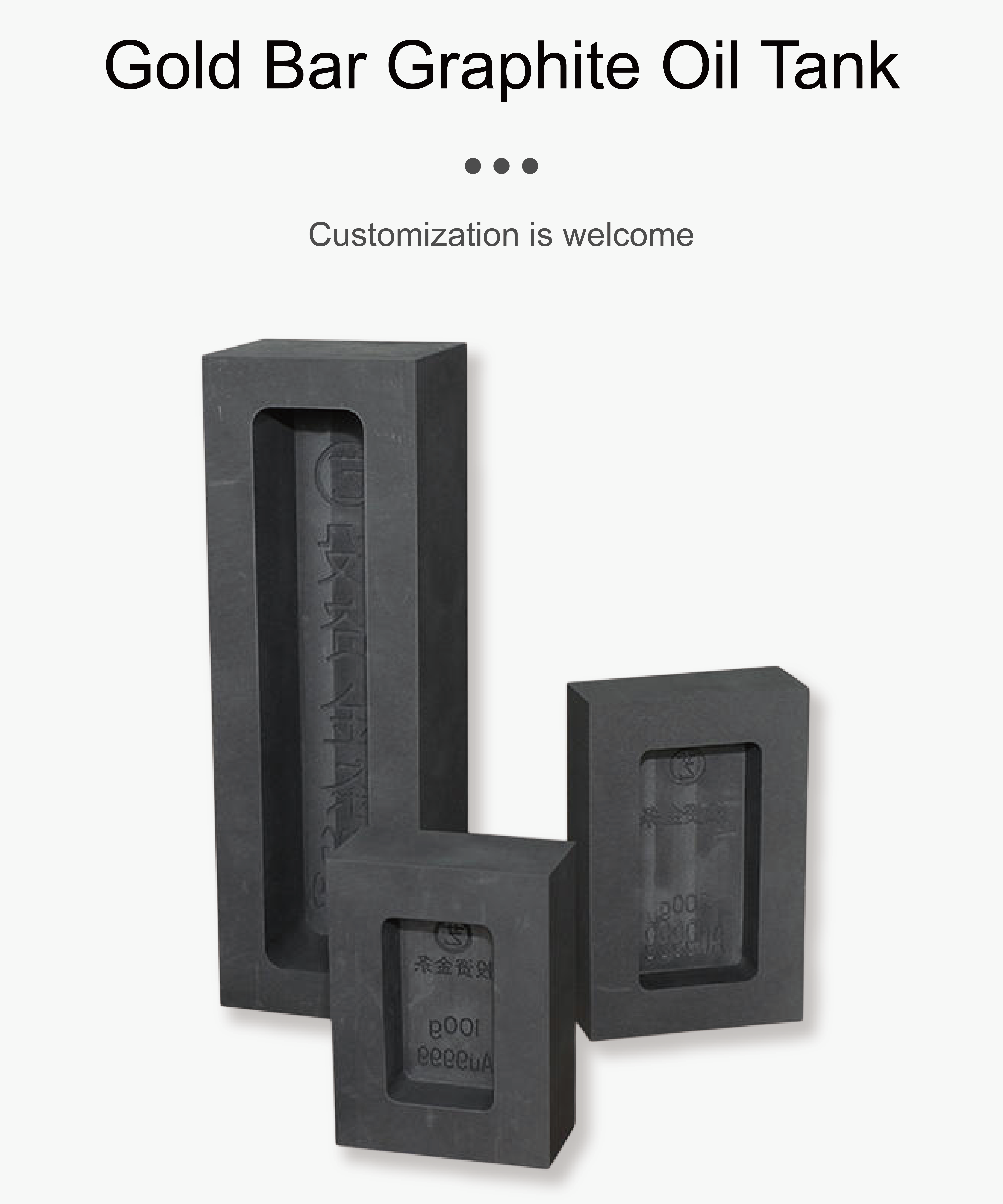 High Purity Graphite Ingot Mold | Anti-Oxidation & Anti-Abrasion | Customizable with Drawings