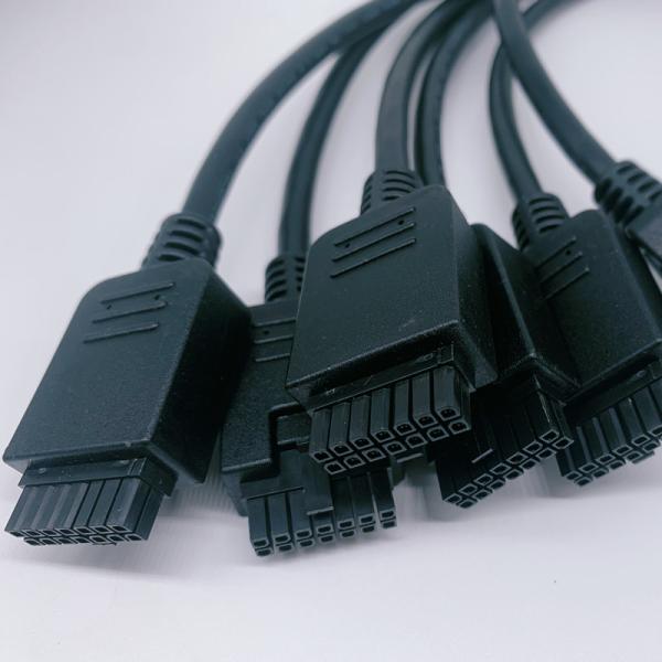 14 Pin Micro Fit 3.0 Overmolding Molded Cable Assembly UL20276 430251400 PVC Cable