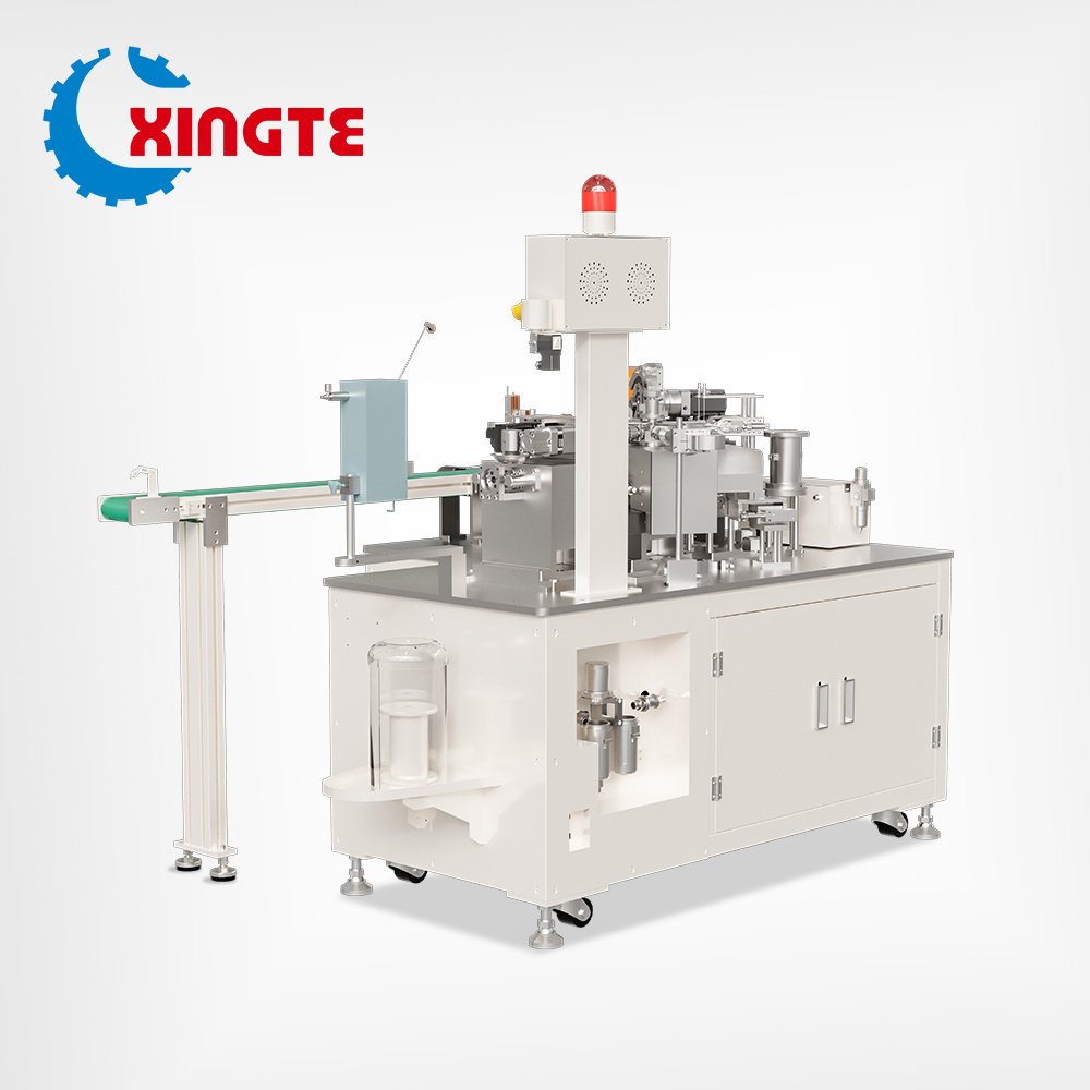 Fully automatic sound membrane combination winding machine with 1200-1800 Pcs/h output, 99% Yield Rate, and 6-station rotary wire cutting