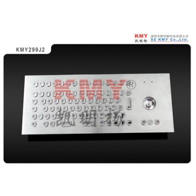 Clavier en métal de kiosque de FCC de la CE ROHS avec le connecteur de la boule de commande PS2 USB