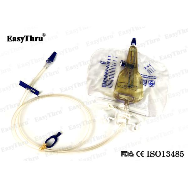 Нетоксичные мешки для отвода мочи одноразовые толкательные винтовые клапаны для больницы