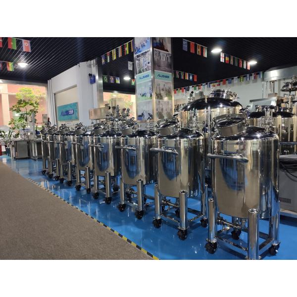 Heat Preservation Liquid Chemical Storage Tank Water Storage Tanks 316L Stainless Steel Tank for Cosmetic