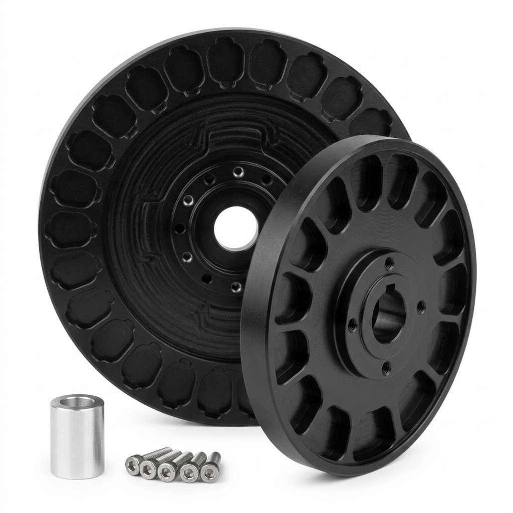 CNC Aluminum Multispectral Optical Filter Wheel for Machine Vision Systems
