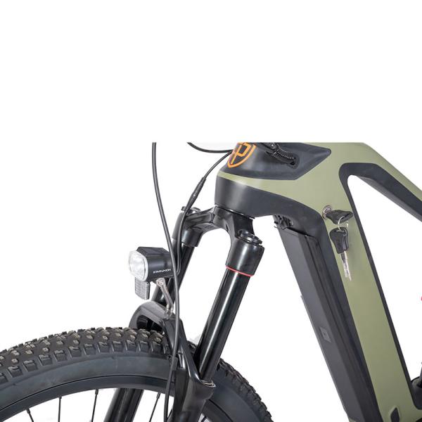 Type 1000W Bafang M620 Carbon Fiber Mountain Bikes with 48V 17.5 Ah Lithium Battery