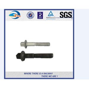 Черный слипер ИСО железнодорожный привинчивает шип 15/16×6-1/2 винта высокой напряженности