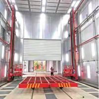 Plataforma móvil a prueba de explosiones 3D para cabinas de pintura robusta y conveniente