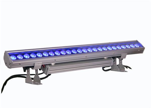 Luz IP65 110-240v 50-60HZ da lavagem da parede do diodo emissor de luz do poder superior 24pcs RGBW