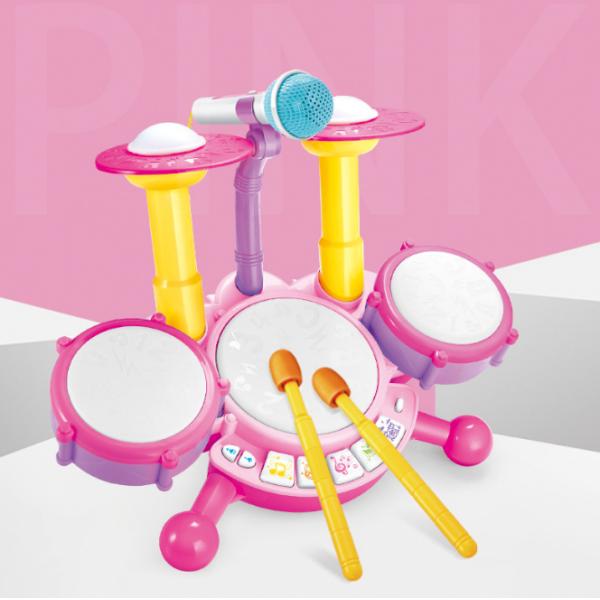 Colorful Children's Musical Instruments Drum Set Baby Toys for Kids' Musical Learning