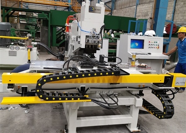 Model BNCZ100 CNC Plate Punching Marking Equipment With Electrical Control Cabinet