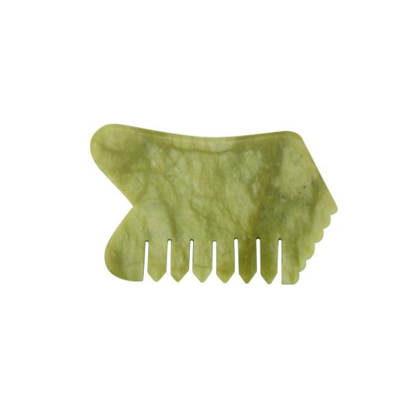 Pente de Gua Sha do escalpe de FanXi Skincare Jawline para aliviar a tensão do músculo facial