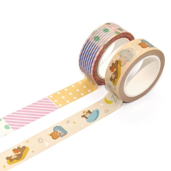 УЛЬТРАФИОЛЕТОВАЯ устойчивая слипчивая лента Washi радуги для упаковки подарочной коробки