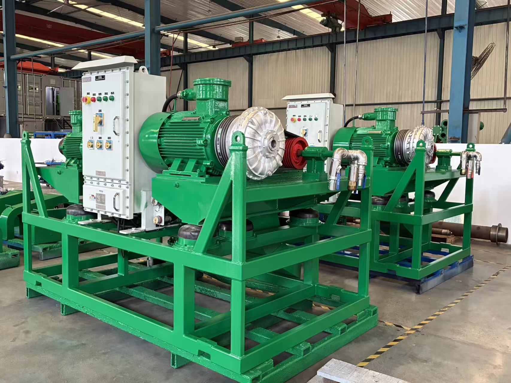 High-Speed Drilling Mud Decanter Centrifuge & LW520×1290BP-N & 70 m³/h VFD Solids Separation