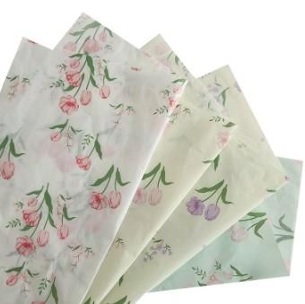 57*57cm Specialty Paper Graceful and Colorful Sydney Floral Packaging Paper Floral Flower