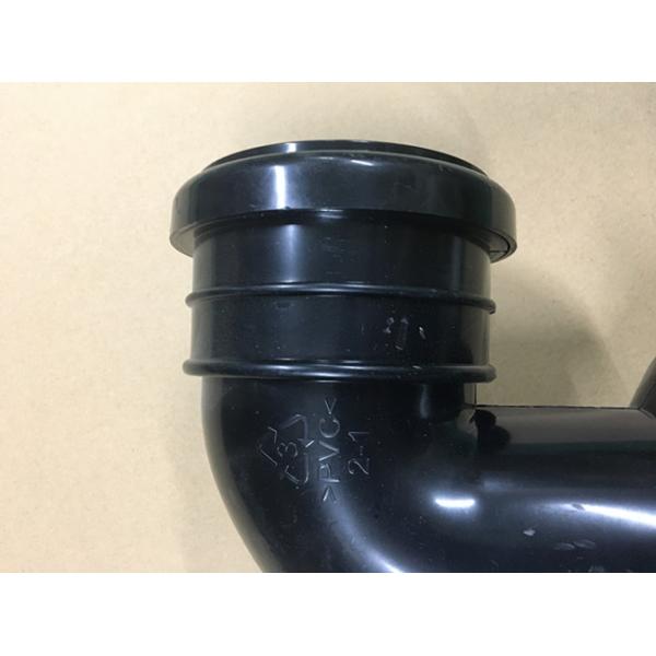 Toilet Black Plastic Drain Pipe For Hang Wall Type Toilet Seat To Hide Water Tank Fittings