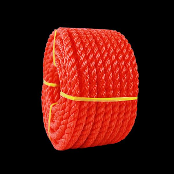 3 /4 Strand 8 MM PP Polypropylene Twisted Braided Packaging Rope for Fishing Marine