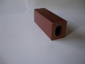 30x35mm Keel for Garden Deck / Wood Plastic Composite WPC Soild Post