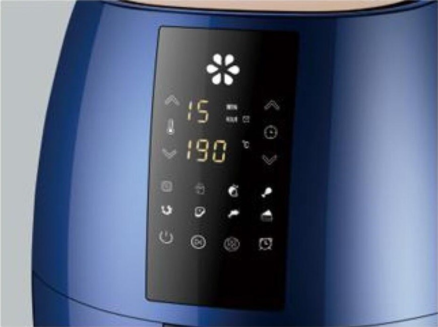 Экран касания 1400W смазывает свободный Fryer воздуха цифров 3.5L с таймером