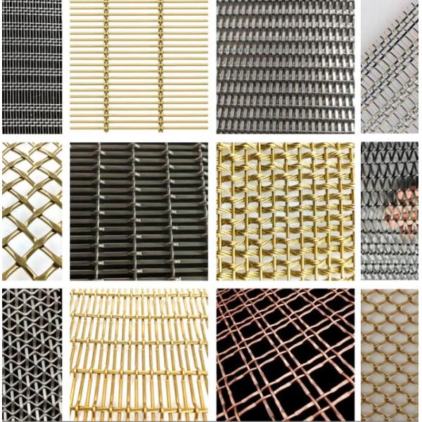Stainless Steel Crimped Woven Wire Mesh for Architectural Facades
