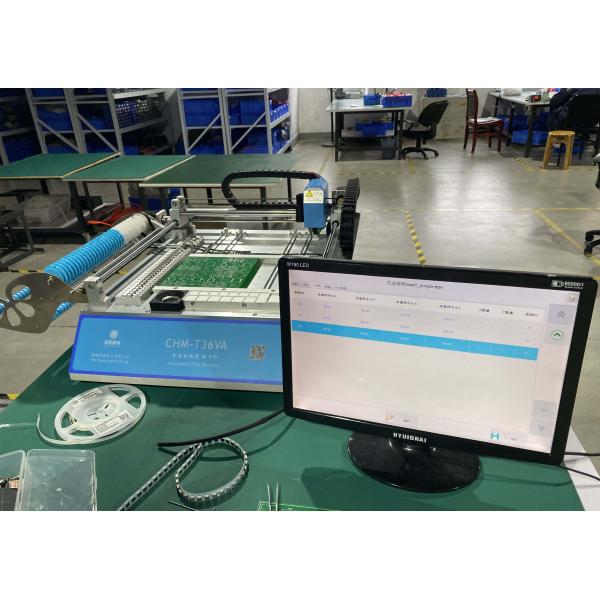 2 головки 29 питателей CHMT36VA SMD Pick And Place Machine + две камеры CCD + внешний ПК