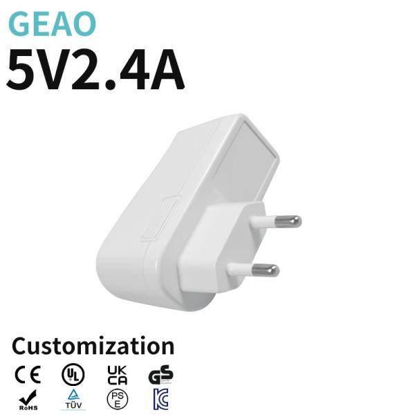 15W 5V 2.4A USB AC Wall Charger Adapter Smart Desktop Charging