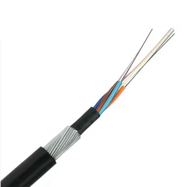 PE Sheath 6 Core - 24 Core Armored Optical Cable Single Mode GYXTW GYTS GYTA53