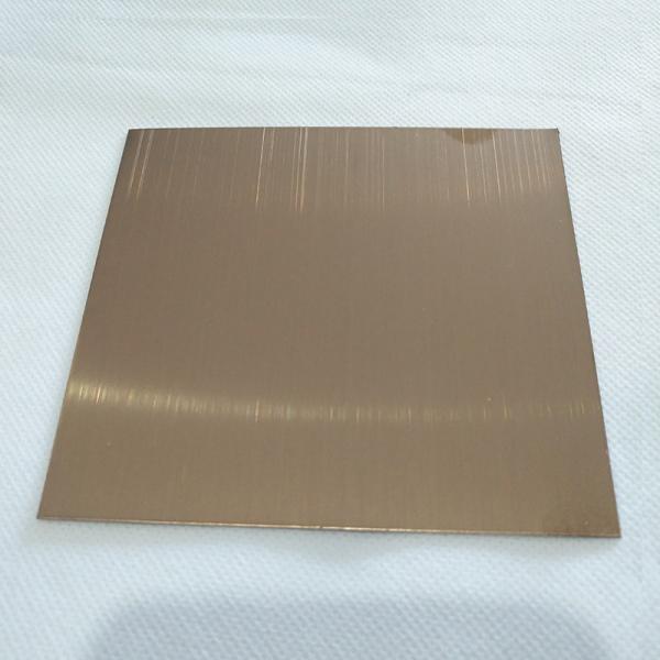 high quality rose gold mirror SS304 sheet decorative 4x8 stainless steel sheet 0.6-1.5mm thickness