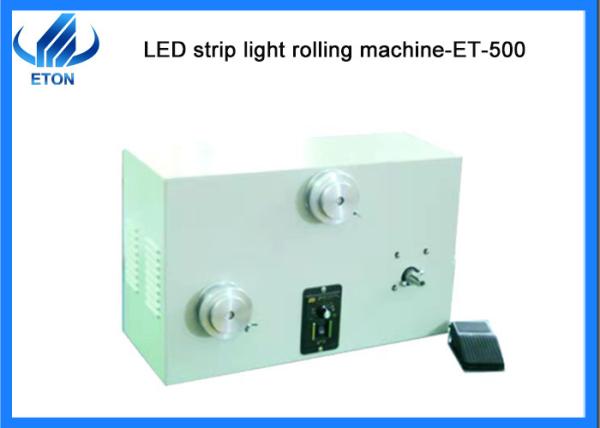 PVC Cover LED Strip Light Rolling Machine high efficiency double adhesive type