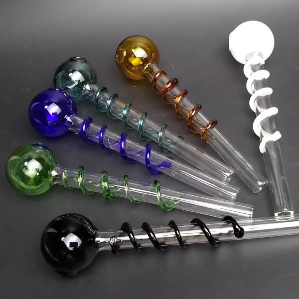 Pryrex Dot Incense Oil Burners Glass Smoking Pipe 5.5 Inches Lightweight