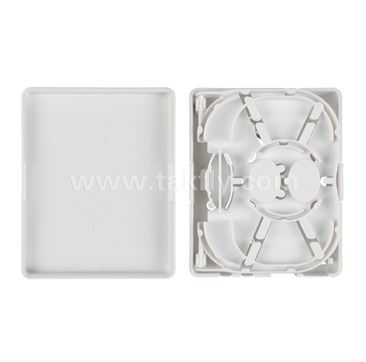 TKS-1806-02GB Fiber Termination Box- Desk or Wall Mount, Ideal for FTTH Final Drop & Pigtail Termination