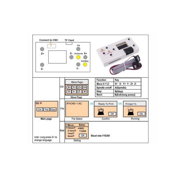 EU Stock 3018 Pro Max 3 Axis DIY Mini CNC Router Engraver Wood PCB PVC Milling