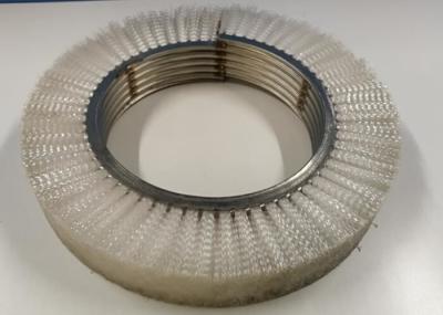 Coil Coating Lines Nylon Roller Brush Interlock Scrubber Brush 350 Mm OD